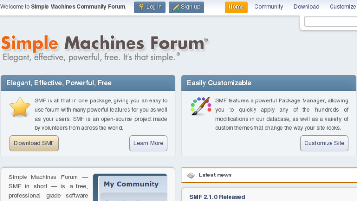 SMF Simple Machines Forum 2.1 Kararlı Sürüm Yayınlandı